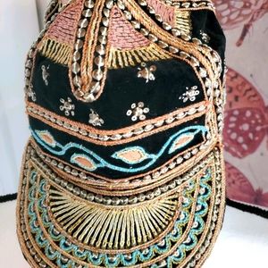 One of a kind fabulous Selena meets Bollywood hat